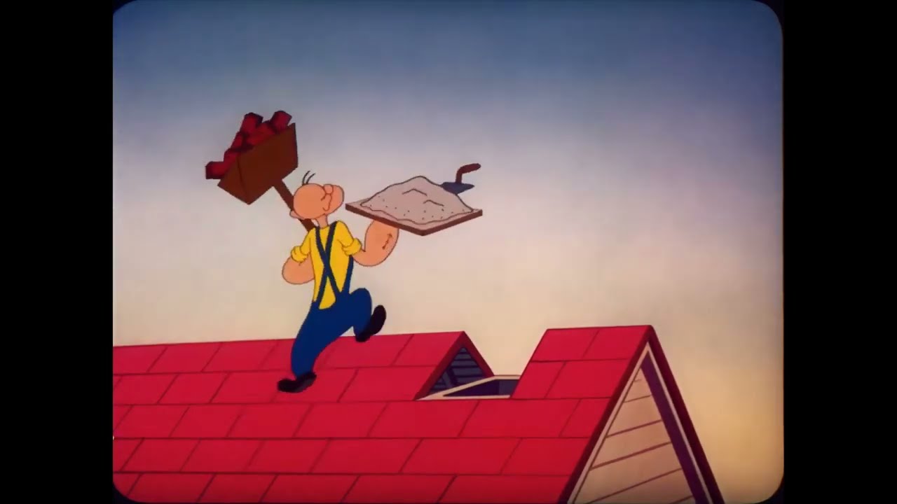 Popeye The Sailor Man   Insect To Injury 1956 Upscaled to 4K1080P HD Classic Old Cartoons