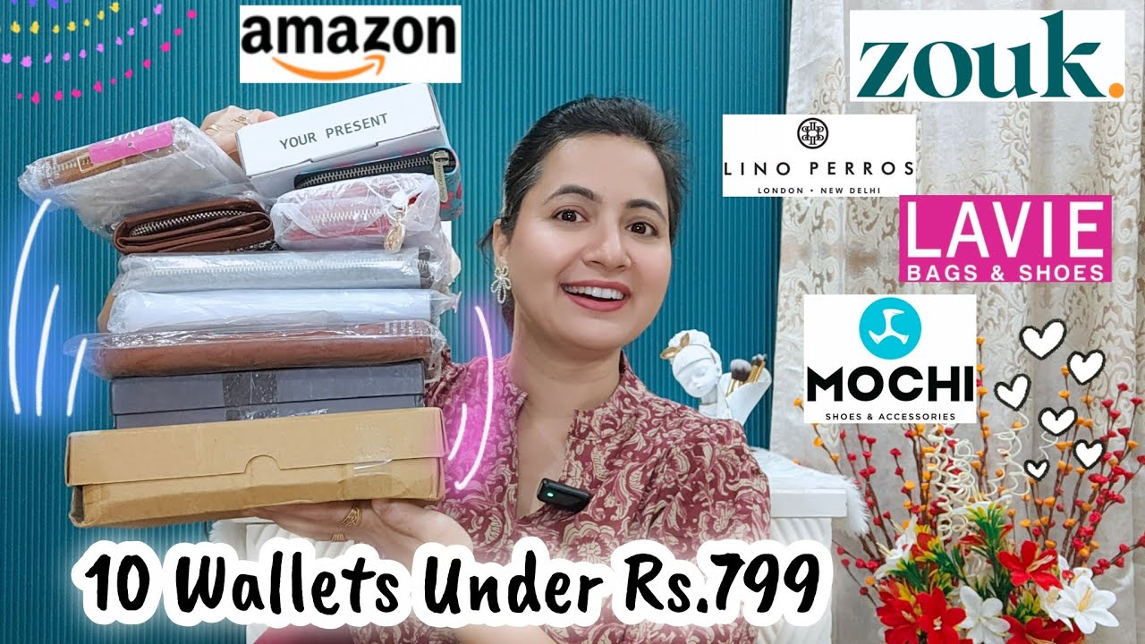 Amazon wallets Haul Under Rs.799 | Zouk, Lino Perros,Lavie & Mochi Clutches & Wallets 