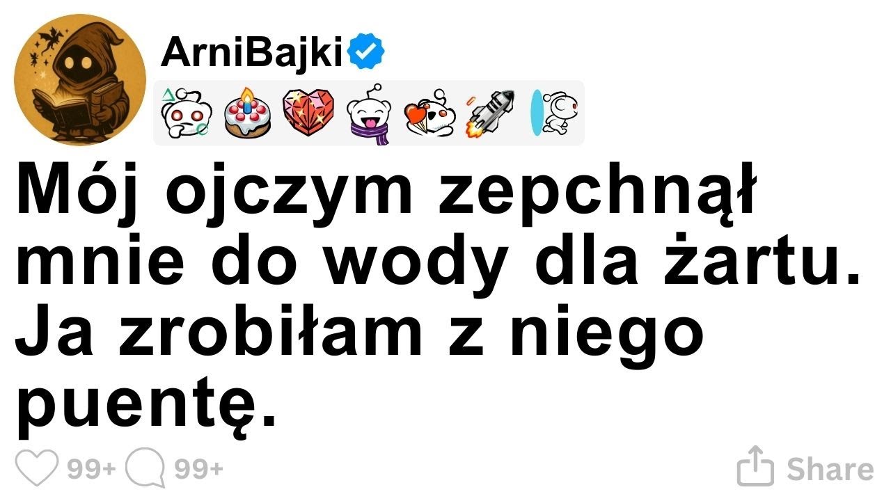 [CALA HISTORIA] Mój ojczym zepchnął mnie do wody dla żartu. Ja zrobiłam z niego puentę.