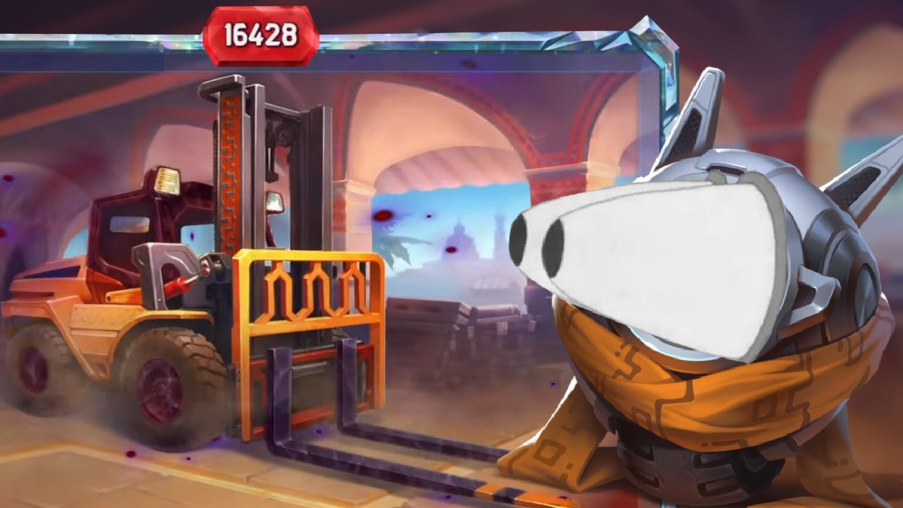 (The Bazaar) 16K Damage Forklift (and the decorative Hydraulic Press)