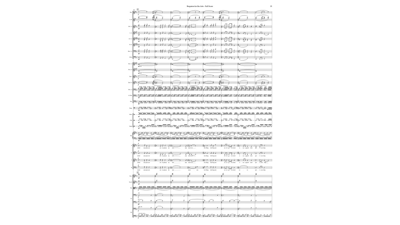 Requiem for the Arts (for Symphony Orchestra, Soloists, and Chorus) - Joshua Clayton