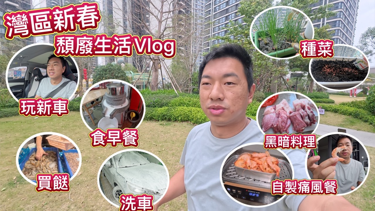 新年在灣區頹廢生活 Vlog！揸部新車 🚗 去食早餐 🔥 8蚊自助洗車  🔥 買餸自製黑暗料理 🥲 自製痛風餐 🥺 窮L 毒L 灣區生活實況！