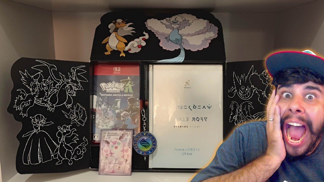 Recebi uma edição especial de Pokémon Legends ZA direto do Japão!