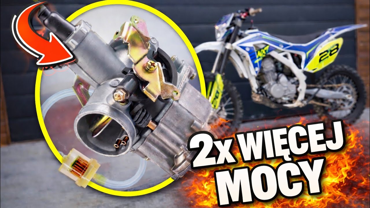ZWIĘKSZYŁEM DWUKROTNIE MOC BARTONA NXT 250 - TERAZ TO ZAPIER**** !🔥🔧