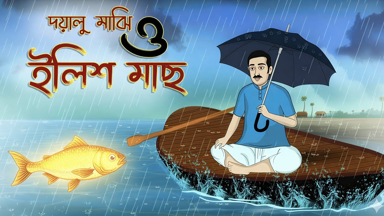 দয়ালু মাঝি ও ইলিশ  মাছ  | ANIMATED STORIES | BANGLA CARTOON | BANGLA GOLPO |