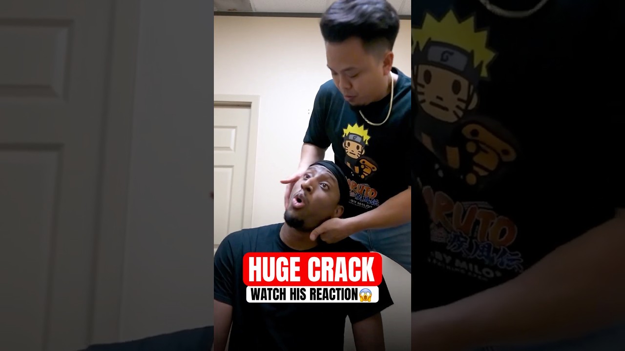 NECK PAIN CRACKED😱 