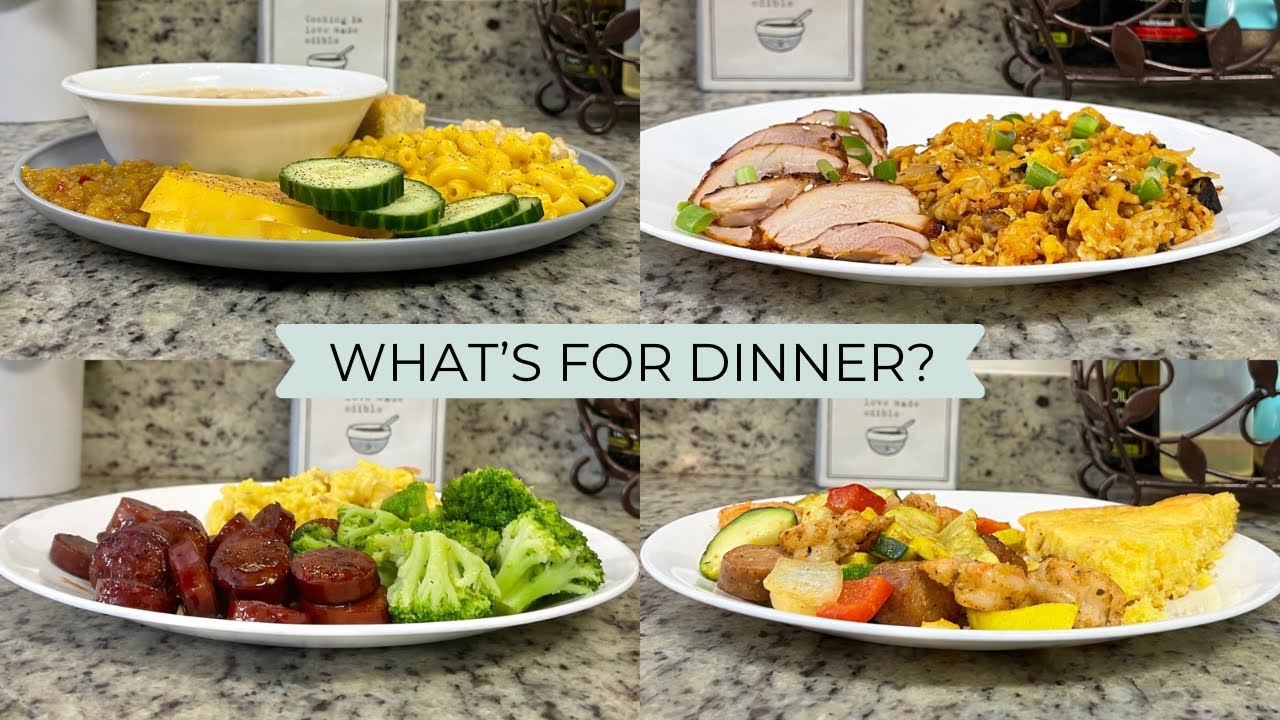 WHAT’S FOR DINNER? | EASY & BUDGET FRIENDLY | REALISTIC WEEKNIGHT MEALS | DINNER INSPIRATION