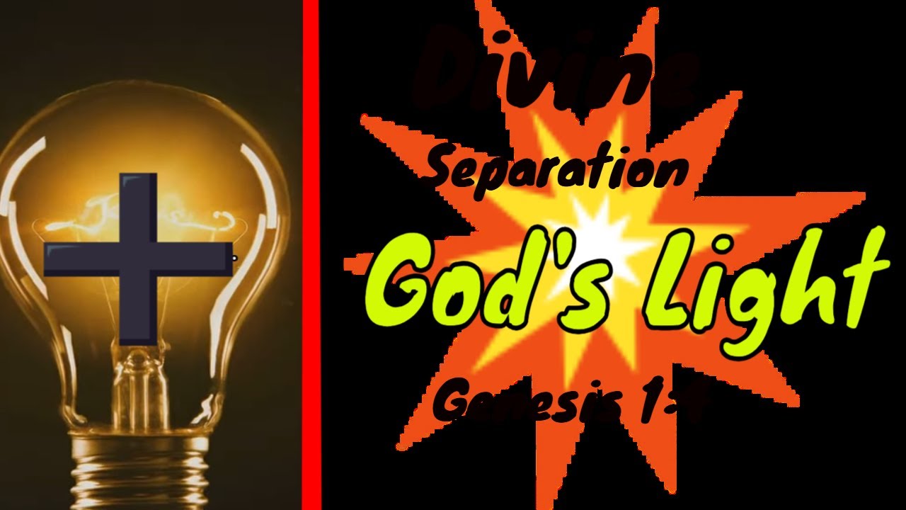The Divine Separation: God's Light in Genesis 1:4 #Genesis1:4 #godslight #biblestudy #godscreations
