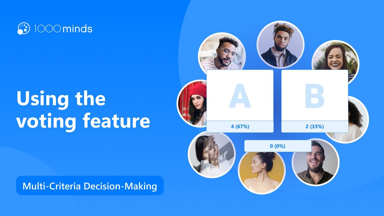 Using the Voting Feature &ndash; 1000minds Group Decision-Making