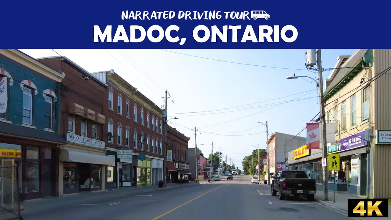🚗 Scenic 4K Drive Through Madoc, Ontario | Relaxing Road Trip Adventure 🍁✨