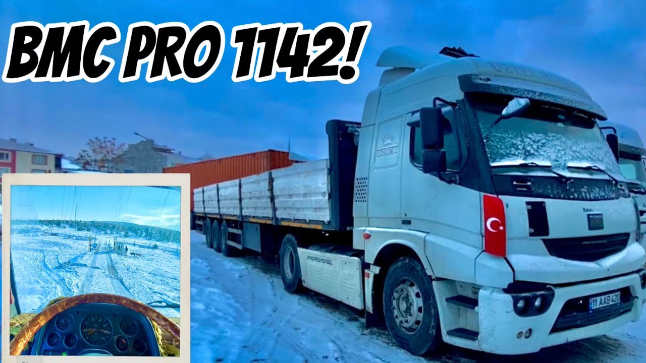 BMC’YE KARLI HAVADA TEK BAŞIMA YÜK SARDIM! | BİLECİK-GEBZE SEFERİ