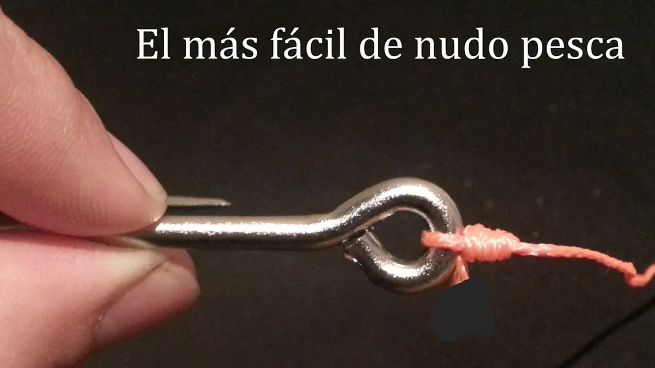 El m&aacute;s f&aacute;cil de nudo pesca - Como amarrar un anzuelo