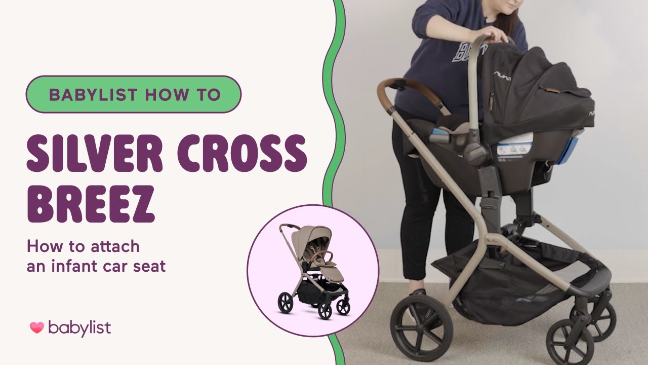 Как прикрепить автокресло к коляске Silver Cross Breez