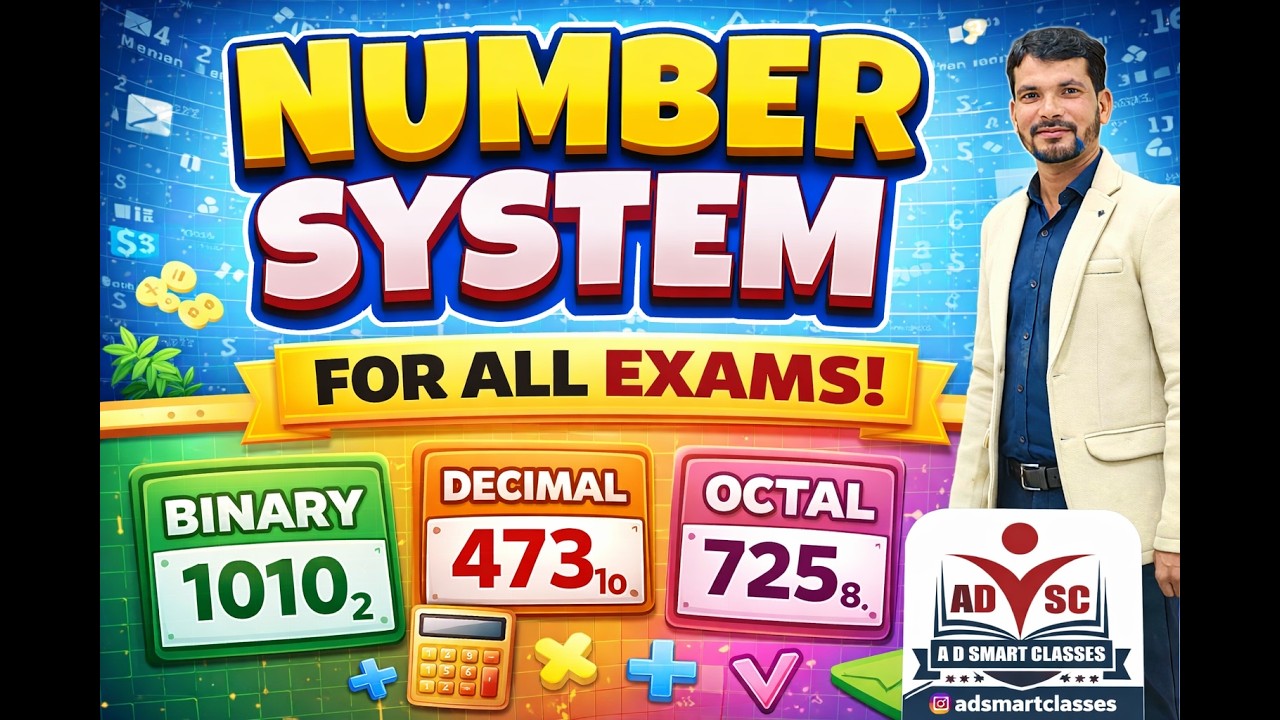 संख्या पद्धति || maths || Number System Basic Class @score100only​