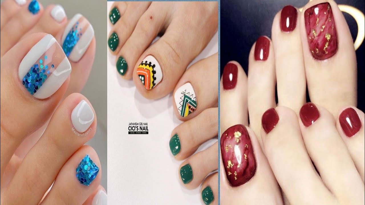 Stylish Foot Nail Art Designs 2021 / Best Nail Art Compilation  Part # 1