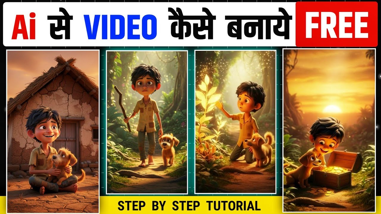 Ai Se Cartoon Video Kaise Banaye | Image To Video Ai Free | Text To Video Ai Generator
