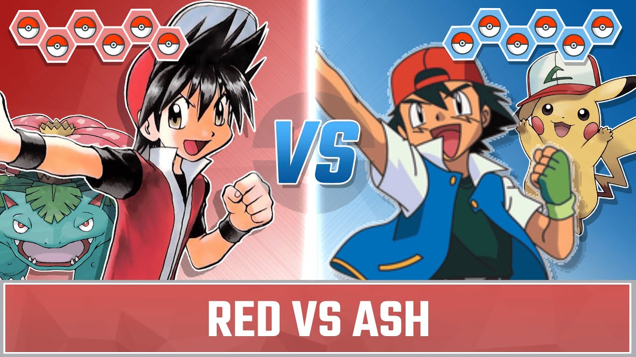 Kanto Pokemon Battle: Red (Manga) vs Ash