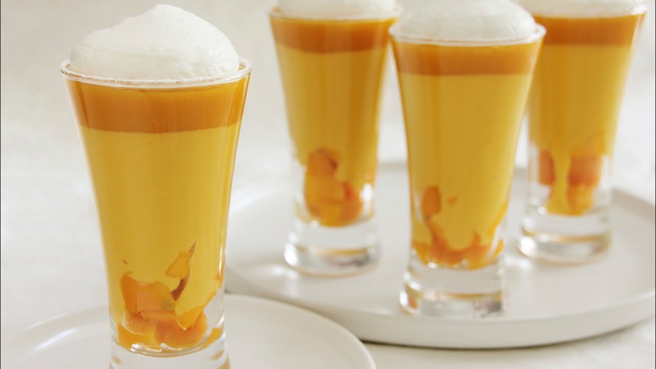 Mango Pineapple Coconut dessert cup tropical fruits