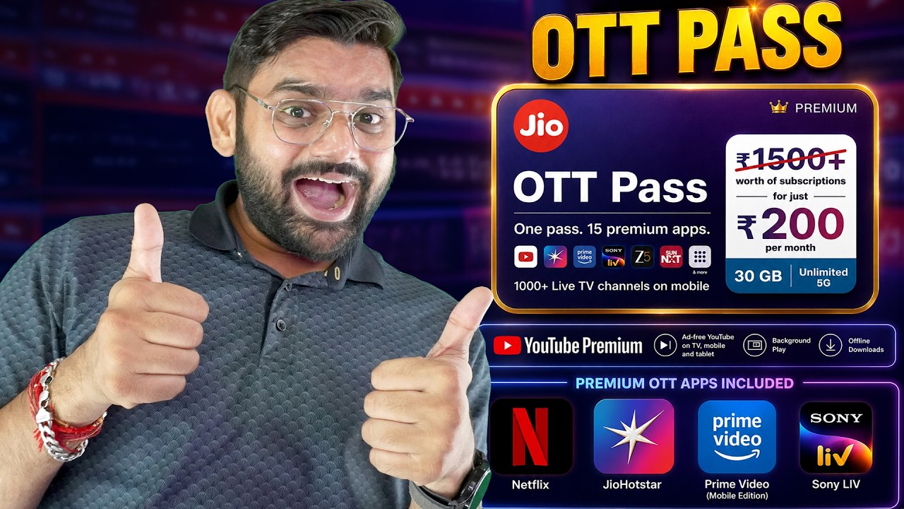 Jio OTT Pass Rs 200 Plan Details | Airtel vs Jio Best OTT Recharge 2026 | Jio OTT Plan 2026 |