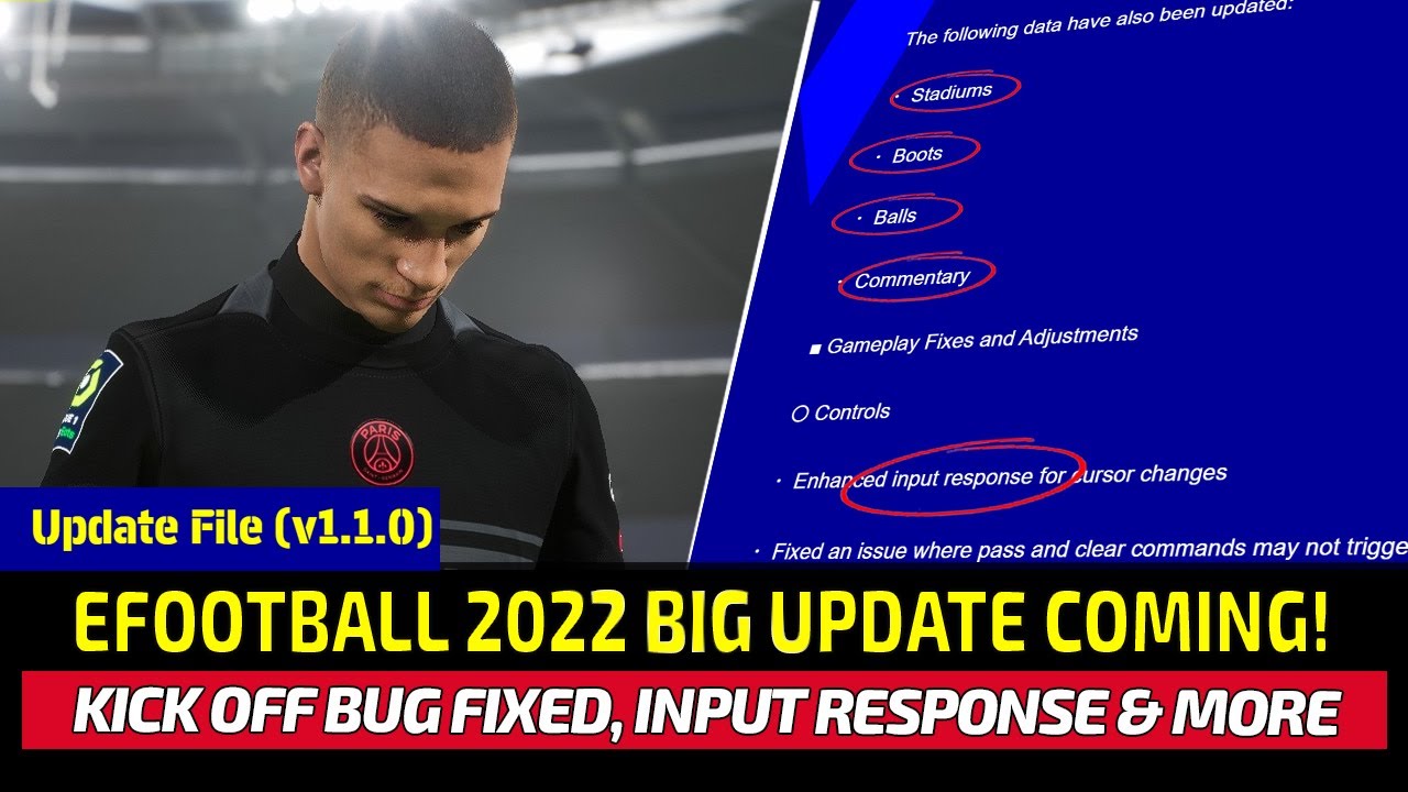 [TTB] EFOOTBALL 2022 V1.1.0 BIG UPDATE COMING! - EVERYTHING THAT'S GOING TO BE FIXED & IMPROVED!