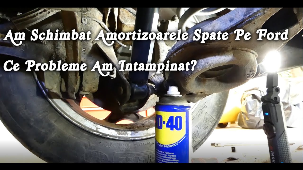 CUM SE SCHIMBA AMORTIZOARELE  SPATE PE Ford Focus 2 . Tutorial pas cu pas acasa!