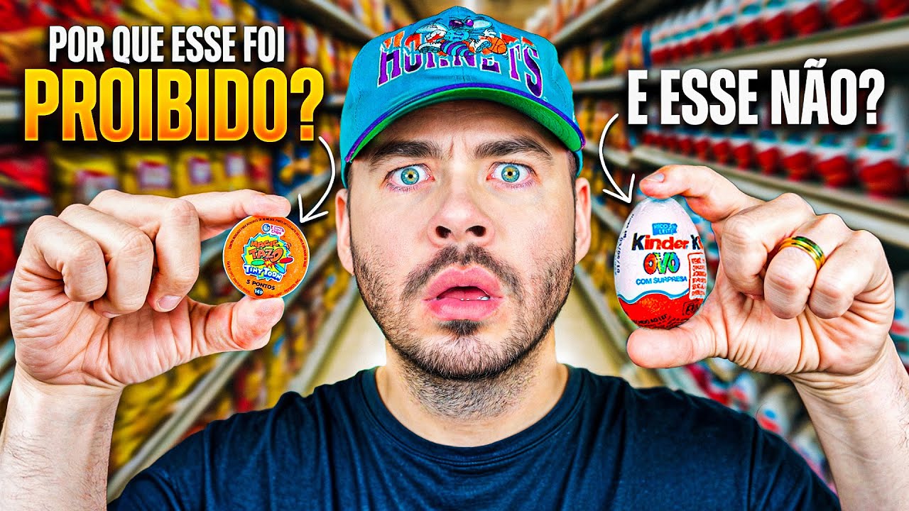 Por que o TAZO foi PROIBIDO? (e o Kinder Ovo Não?)