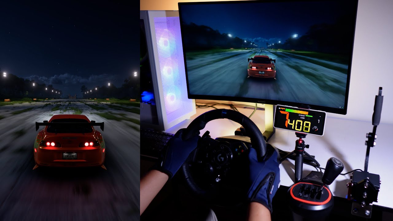 Thrustmaster TH8S Shifter - Unboxing - Forza Horizon 5 Gameplay Logitech G923