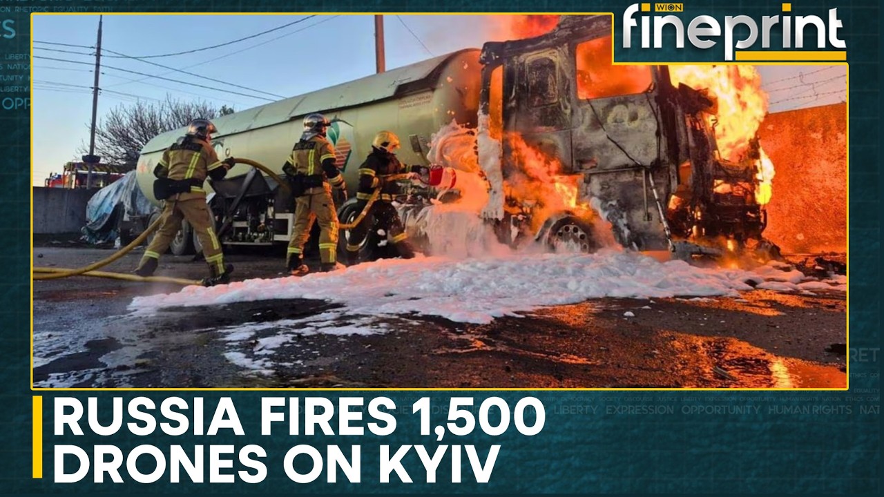 Russia-Ukraine War: Kyiv Under Siege in Record-Breaking Russian Air Assault | WION Fineprint