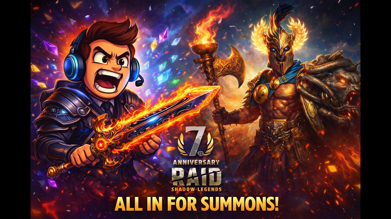 ALL IN FOR 7TH ANNIVERSARY SUMMONS! DOUBLE LEGENDARY EVENT! | Raid Shadow Legends