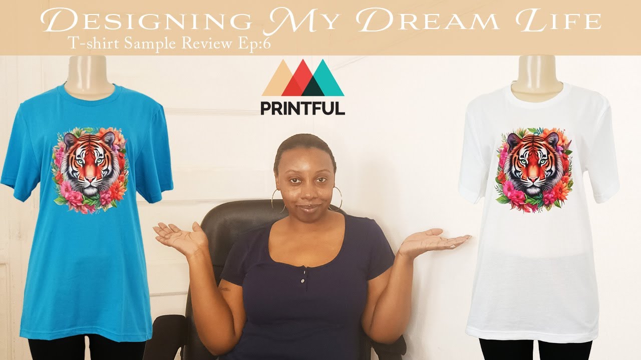 PRINTFUL T-SHIRT REVIEW | Digital Design vs. Real Life | Print-On-Demand Honest Review