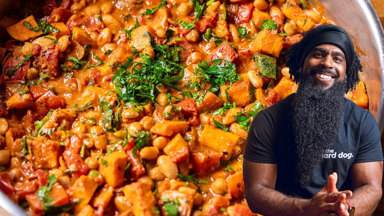 ONE POT SWEET POTATO Stew Recipe | EASY & HEALTHY Vegetarian and Vegan Meal Idea | 30 Minute Recipe