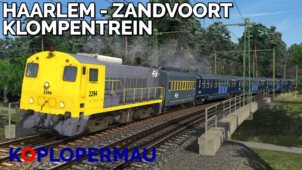 Train Simulator Classic: NS2200 met Klompentrein van Haarlem naar Zandvoort!