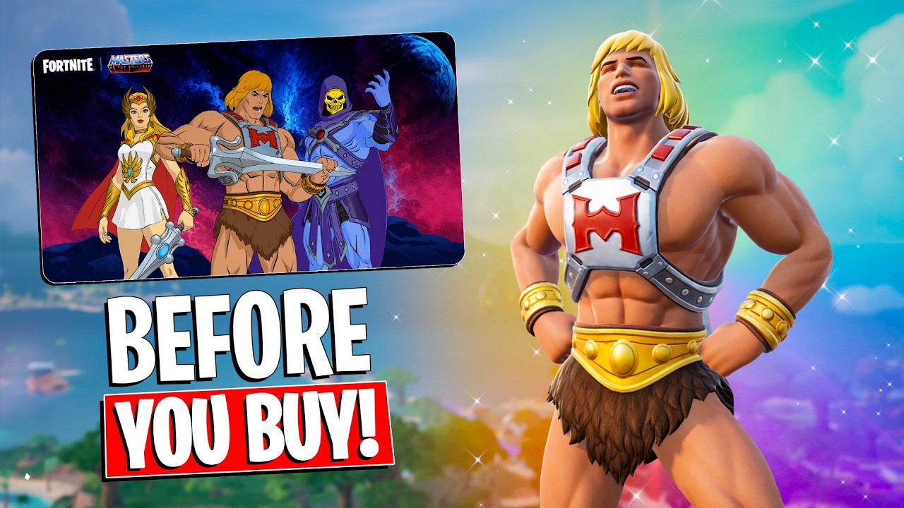 Обзор набора MASTERS OF THE UNIVERSE | Геймплей + комбо (Fortnite)