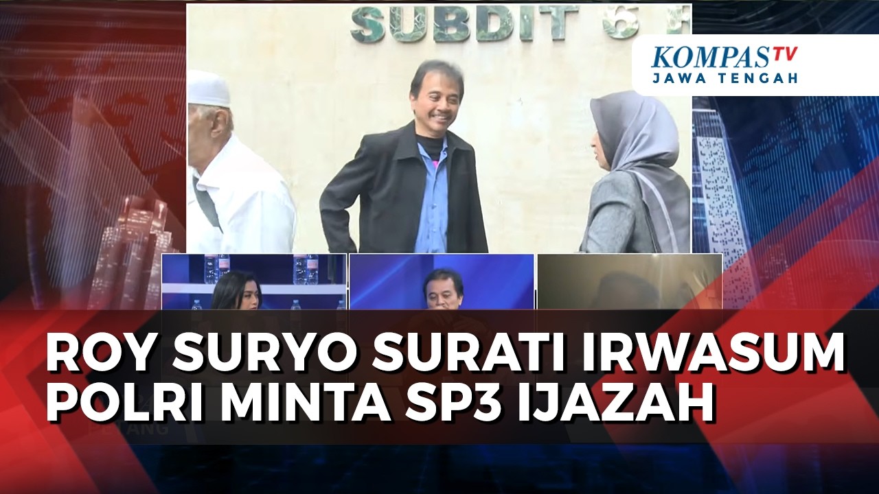 Roy CS Surati Irwasum Polri Minta SP3 Kasus Ijazah
