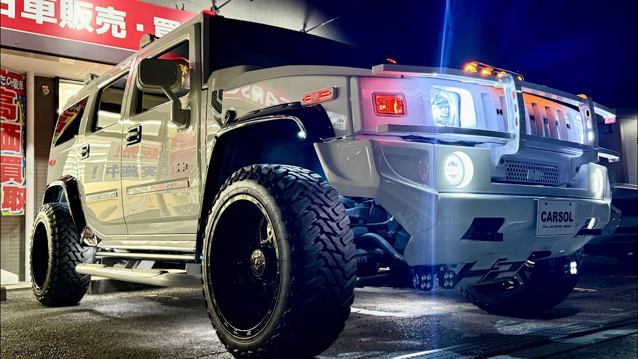 平成17(2005)年 ハマー H2 ラグジュアリーパッケージ 4WD 新車並行/カスタムカー/TIS22AW ホワイト 走行101,200km