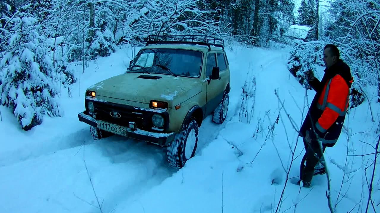 Нивы валят по снегу!!! Зимний Off road.