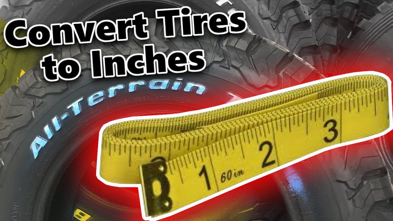 Converting P-Metric Tires to Inches & Calculating Diameter