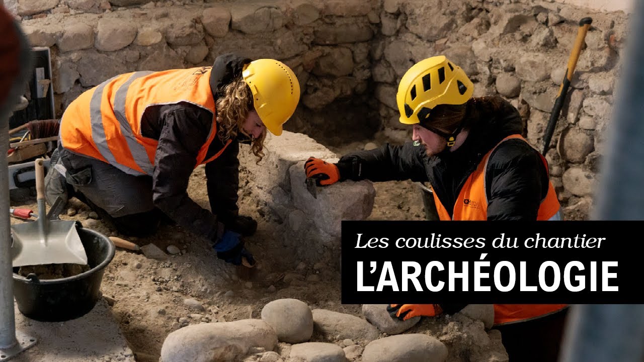 L'archéologie au château de Grandson: en immersion dans les coulisses du chantier