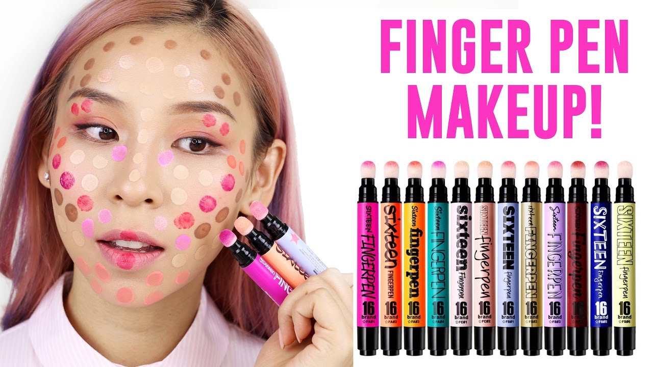 Finger Pen Makeup - Hot or Not? TINA TRIES IT