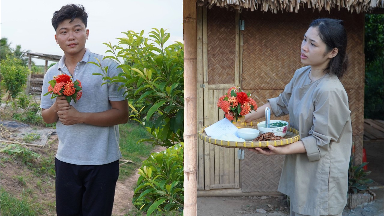 The businessman's sweet, unexpected gesture touched the heart of the poor, single woman.