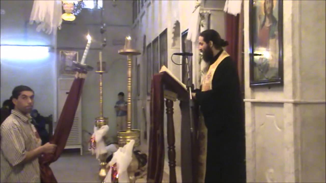 قدس الأب باسيليوس نصار من الأسبوع العظيم عام 2008
