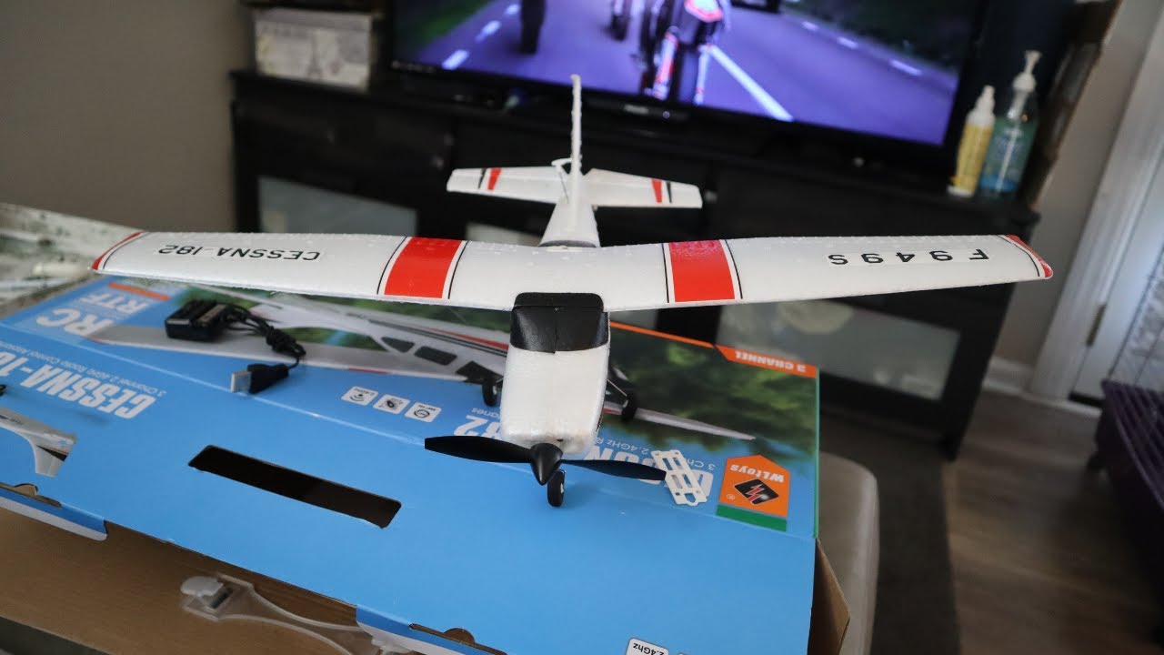 Avioneta de RC barata y duradera/ unboxing CESSNA-182