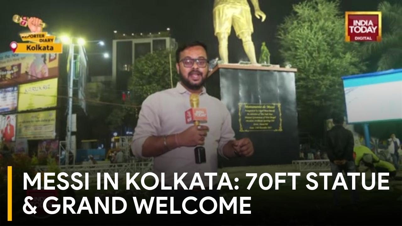 Kolkata Ready for Messi: 70ft Statue, SRK and Sourav Ganguly to Welcome Legend