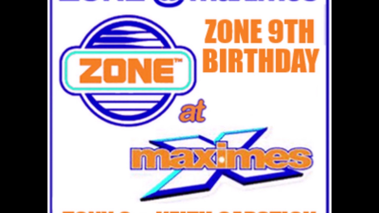 Zone 9th Birthday August 2000 @ Maximes Tony Graham, Keith Capstick & Mc Smoke