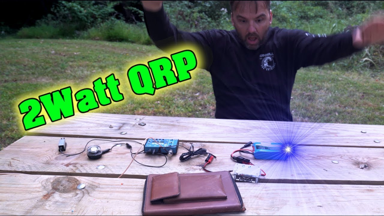 QRP CW ~ Mountain topper QSO! MTR3B + Trail Friendly Portable Antenna