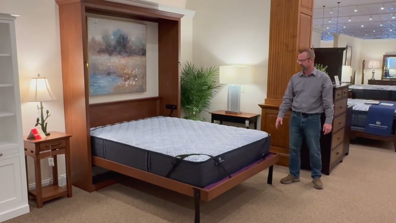 Amish Murphy Wall Bed - Solid Wood! - Country Lane Furniture