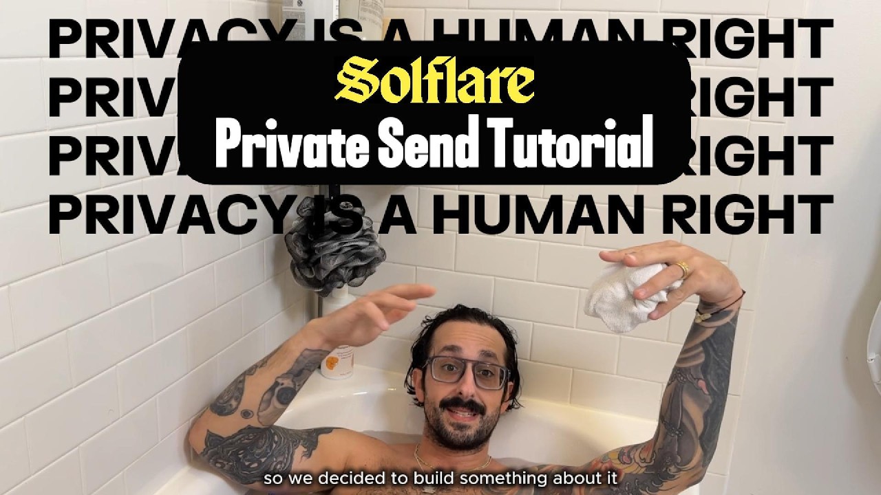 Private Send Tutorial | Solflare #solana #privacy #crypto
