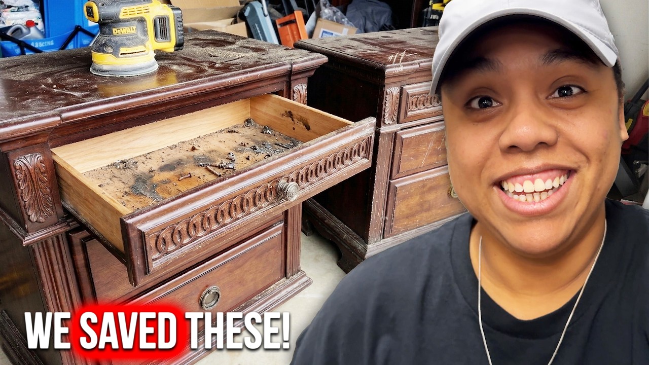 Ремонт комиссионного магазина Trash To TREASURE! Прекрасные новые прикроватные тумбочки!