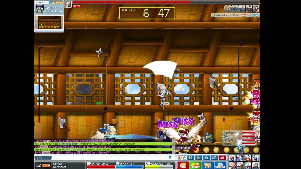 Wulin Yaoseng(Shaolin) run with Corsair+Night Lord