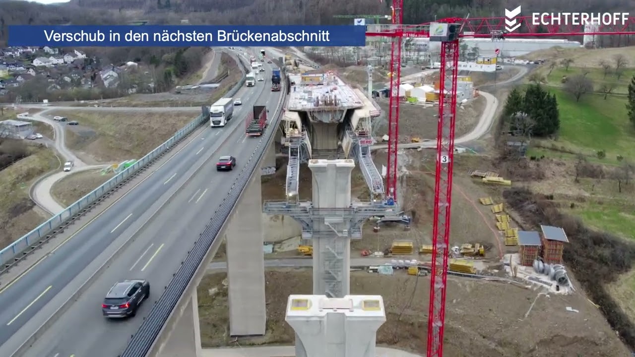A45 Talbrücke Eisern - Einblicke in den Bau des ersten Teilbauwerks